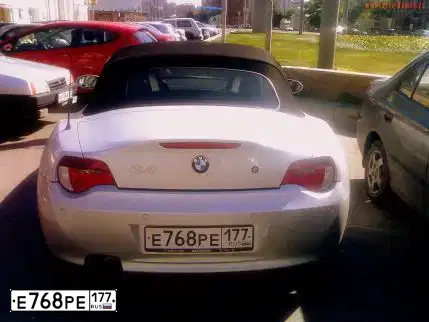 Фото автомобиля BMW Z 4, 2006 — госномер М360УВ799. Цвет: СЕРЕБРИСТЫЙ