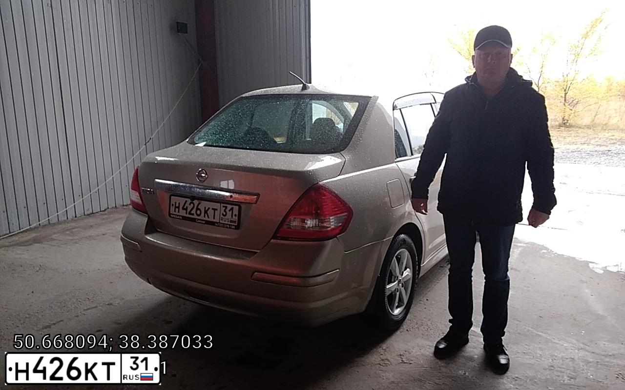 Фото автомобиля NISSAN TIIDA, 2012 — госномер Р641ОА48