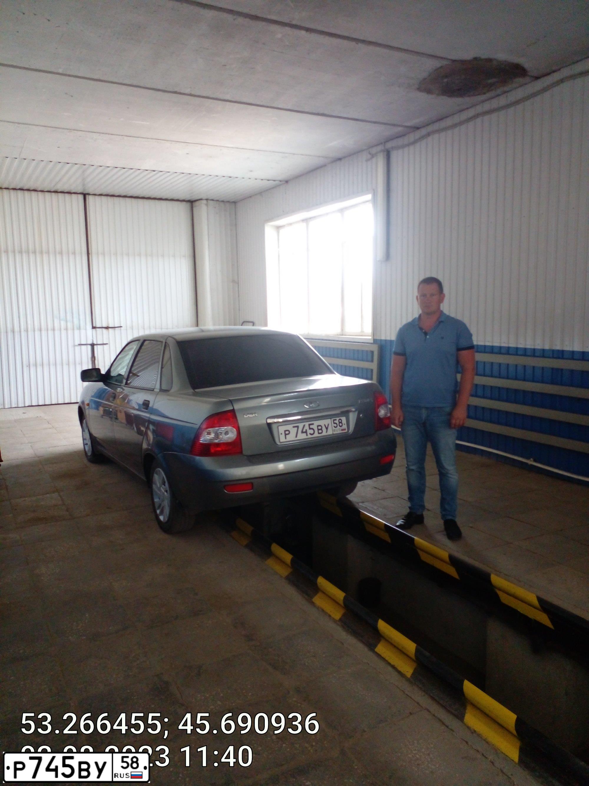 Фото автомобиля LADA PRIORA, 2010 — госномер Т997ОУ58. Цвет: СРЕДНИЙ СЕРО-ЗЕЛЕН. МЕТ.