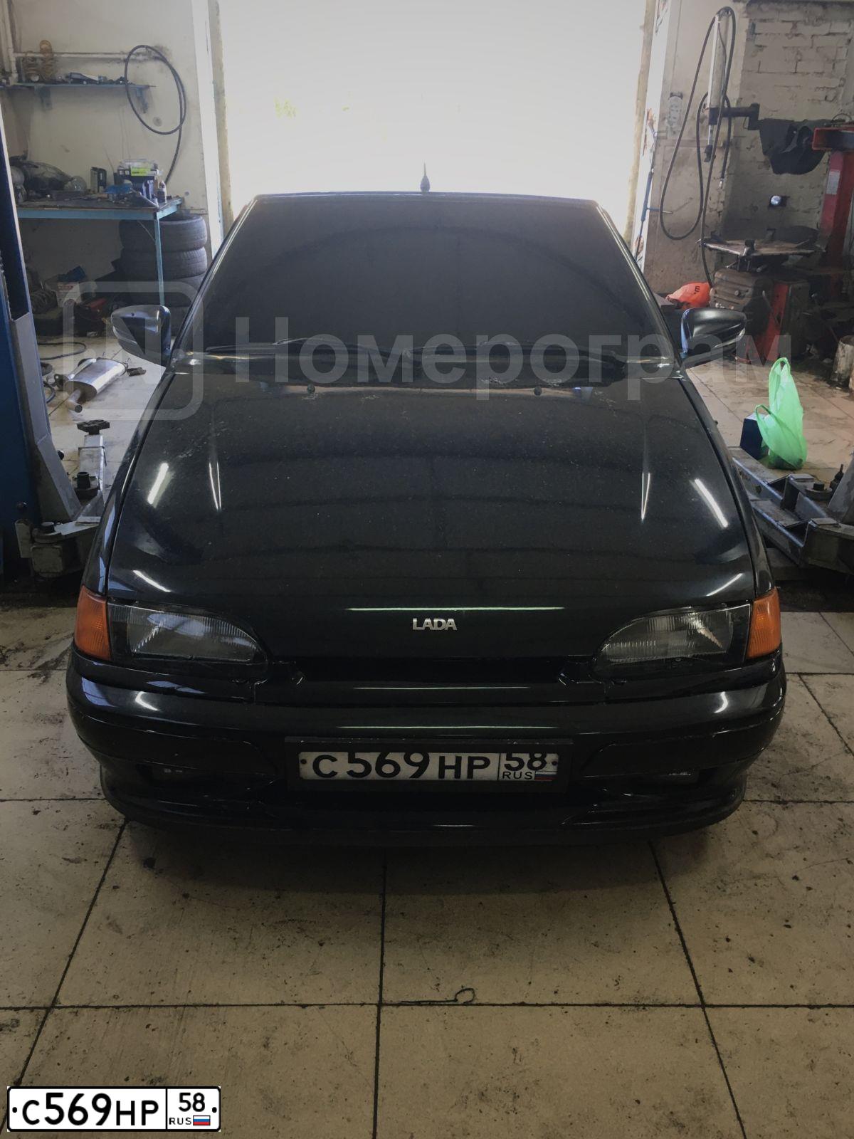 Фото автомобиля LADA 2114 SAMARA, 2010 — госномер С569НР58. Цвет: СИНЕ-ЧЕРНЫЙ