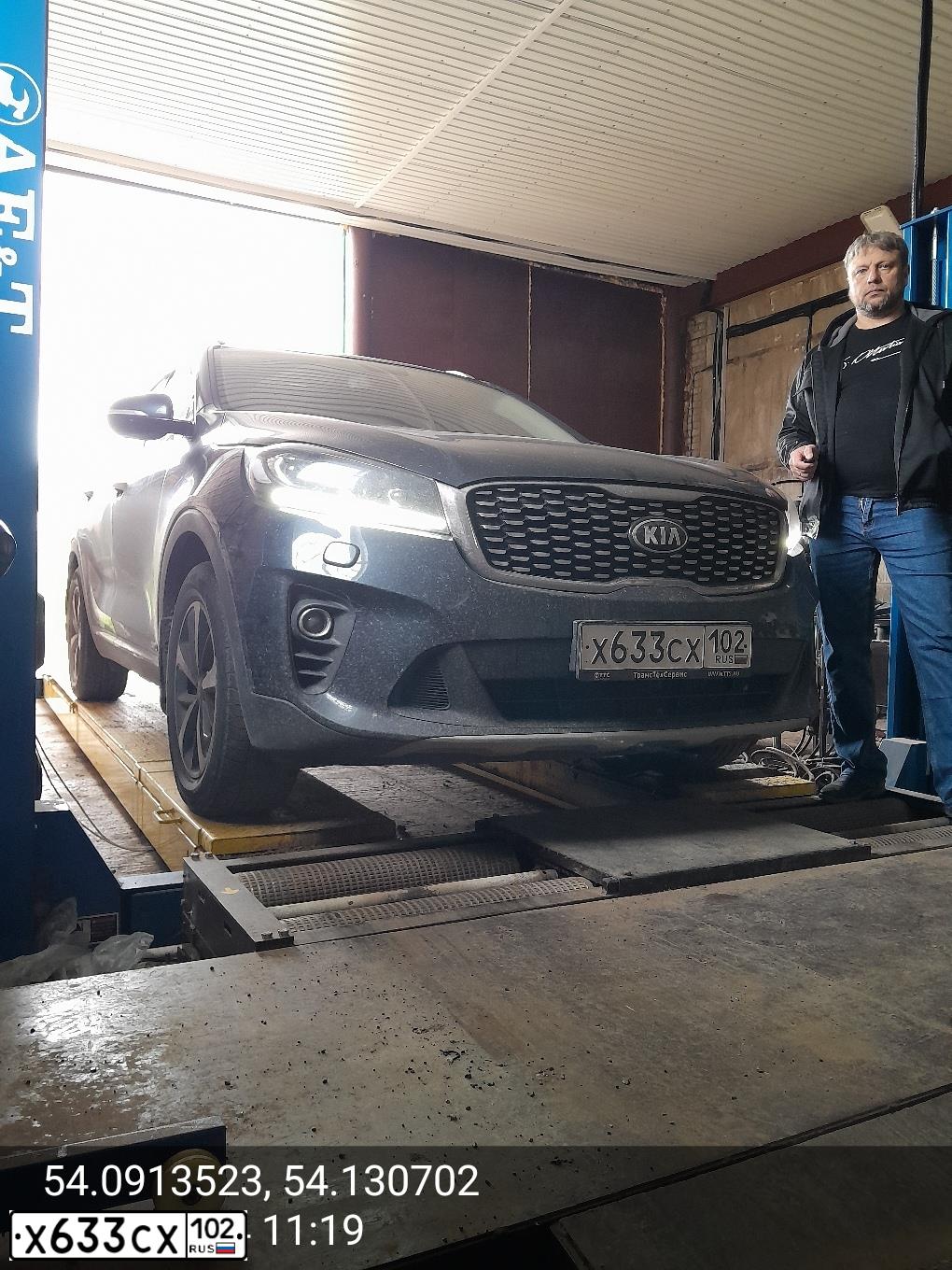 Фото автомобиля KIA SORENTO, 2018 — госномер М135ЕМ702