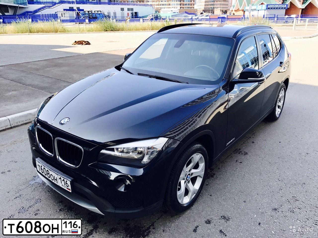 Фото автомобиля BMW X1, 2013 — госномер Е116КХ16. Цвет: ЧЕРНЫЙ
