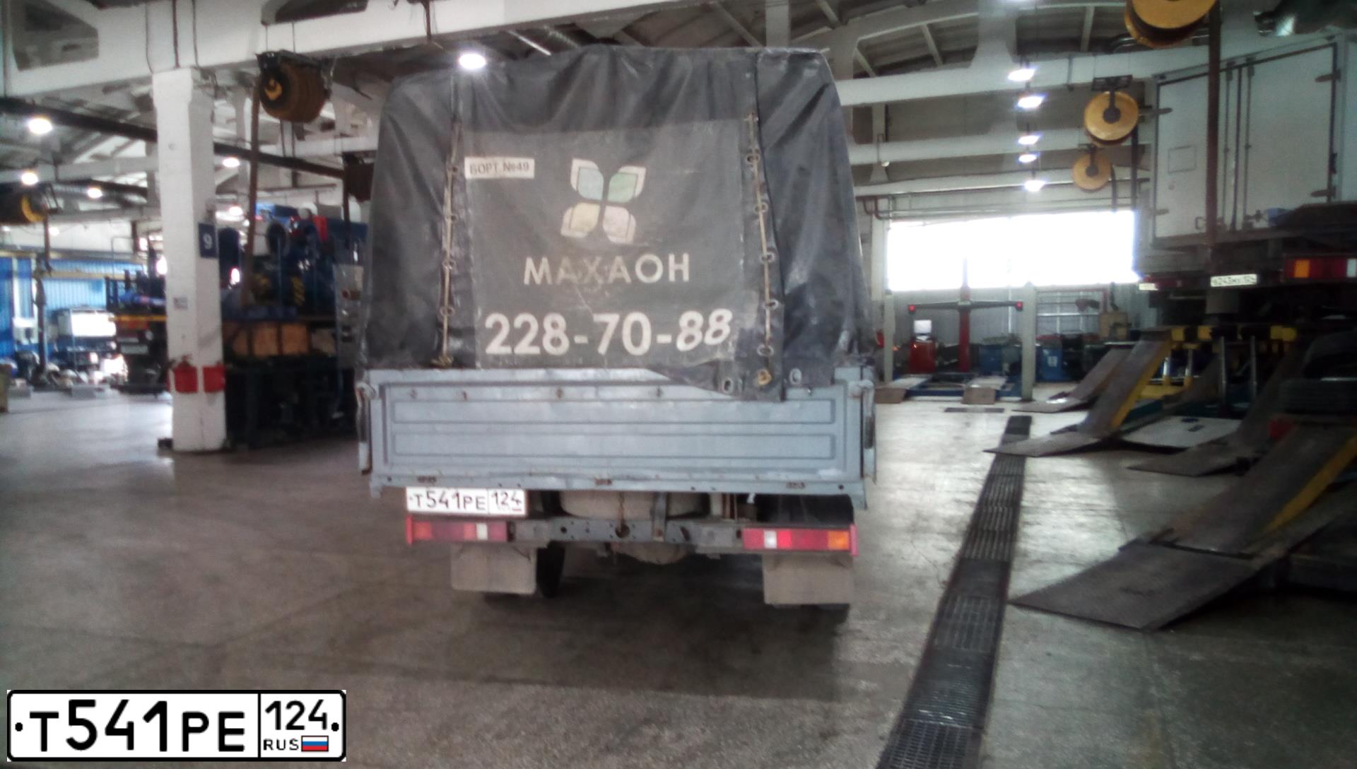 Фото автомобиля GAZ 3302 EL, 2007 — госномер Т541РЕ124. Цвет: Белый