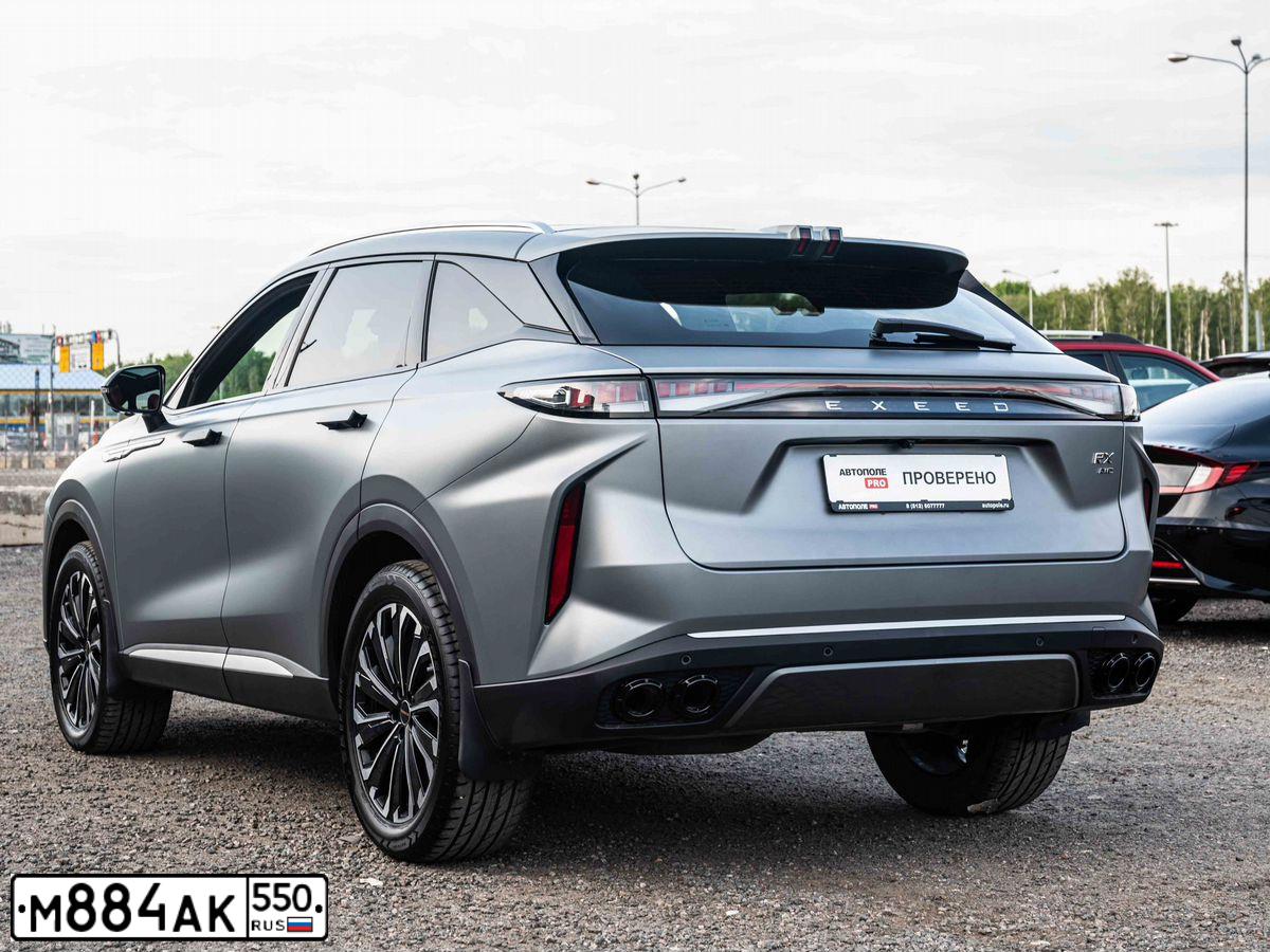 Фото автомобиля EXEED RX, 2023 — госномер М884АК550. Цвет: СЕРЫЙ