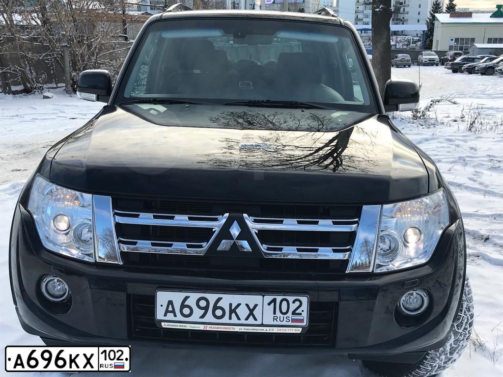 Фото автомобиля MITSUBISHI PAJERO, 2012 — госномер В790РС186. Цвет: ЧЕРНЫЙ