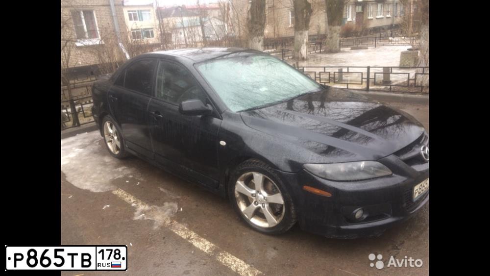 Фото автомобиля MAZDA 6, 2007 — госномер Х401НН152