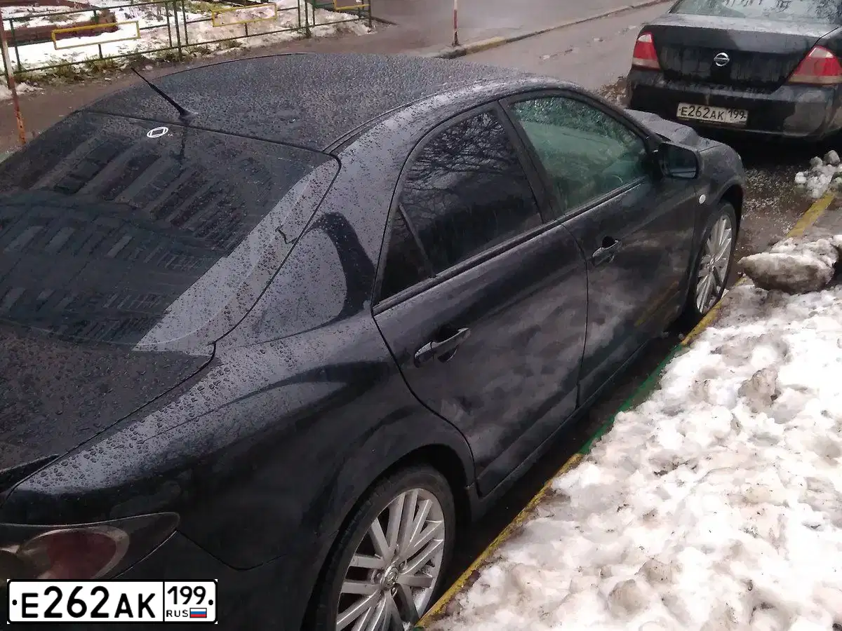Фото автомобиля NISSAN ALMERA, 2007 — госномер К891УМ790. Цвет: ЧЕРНЫЙ