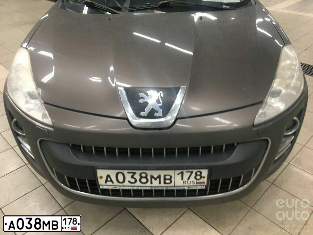 Фото автомобиля PEUGEOT 4007, 2010 — госномер В617КО156. Цвет: Коричневый