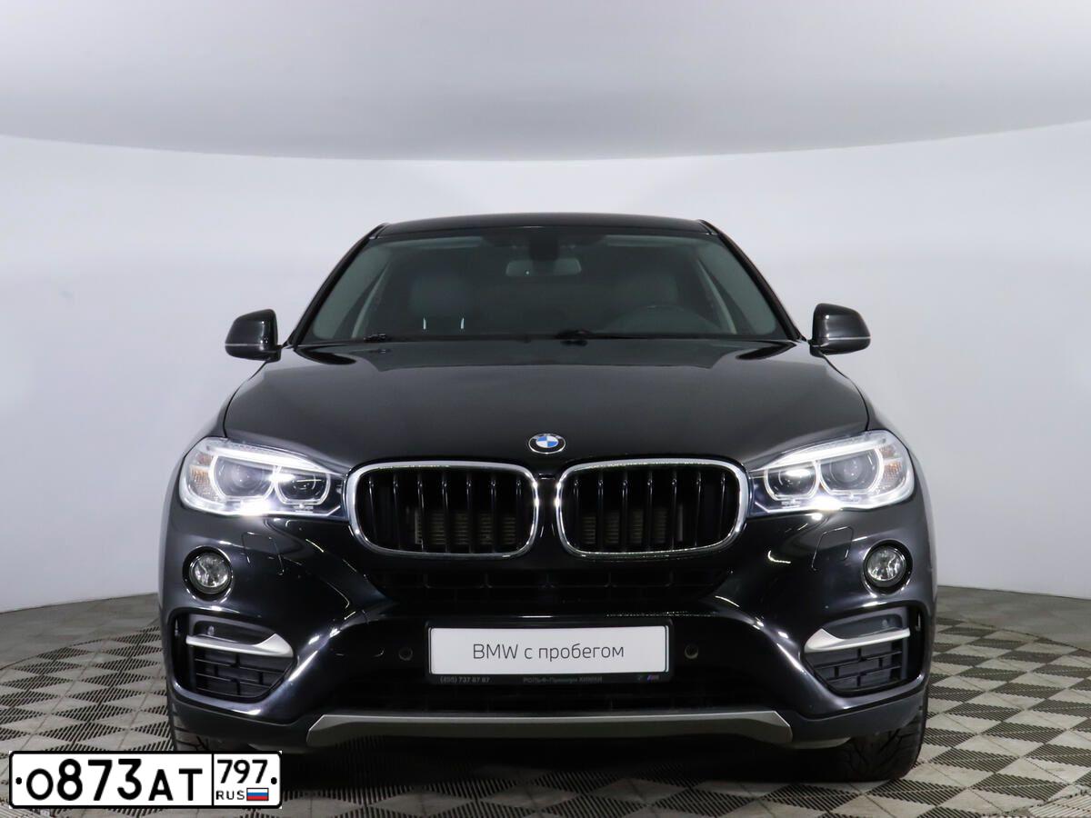 Фото автомобиля BMW X6, 2015 — госномер К764ОМ35. Цвет: ЧЕРНЫЙ