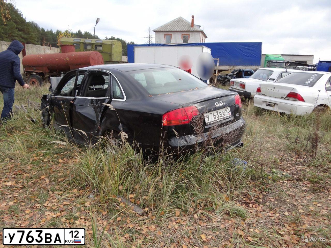 Фото автомобиля AUDI АУДИ A4, 2007 — госномер У763ВА12. Цвет: ЧЕРНЫЙ