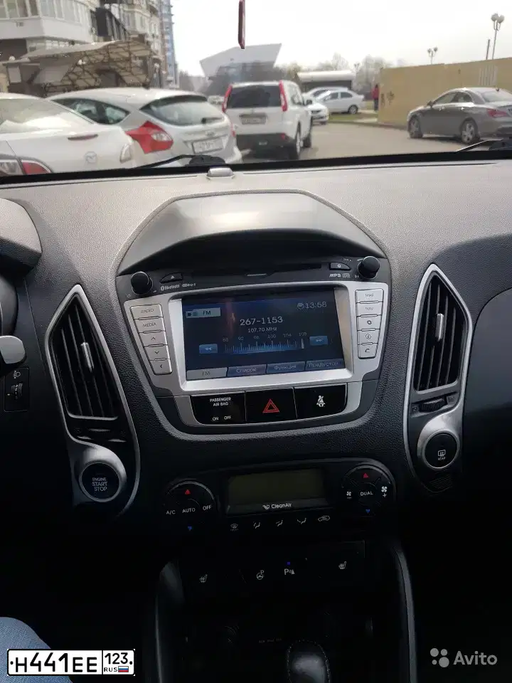 Фото автомобиля HYUNDAI IX35, 2012 — госномер М438ВВ193. Цвет: Белый