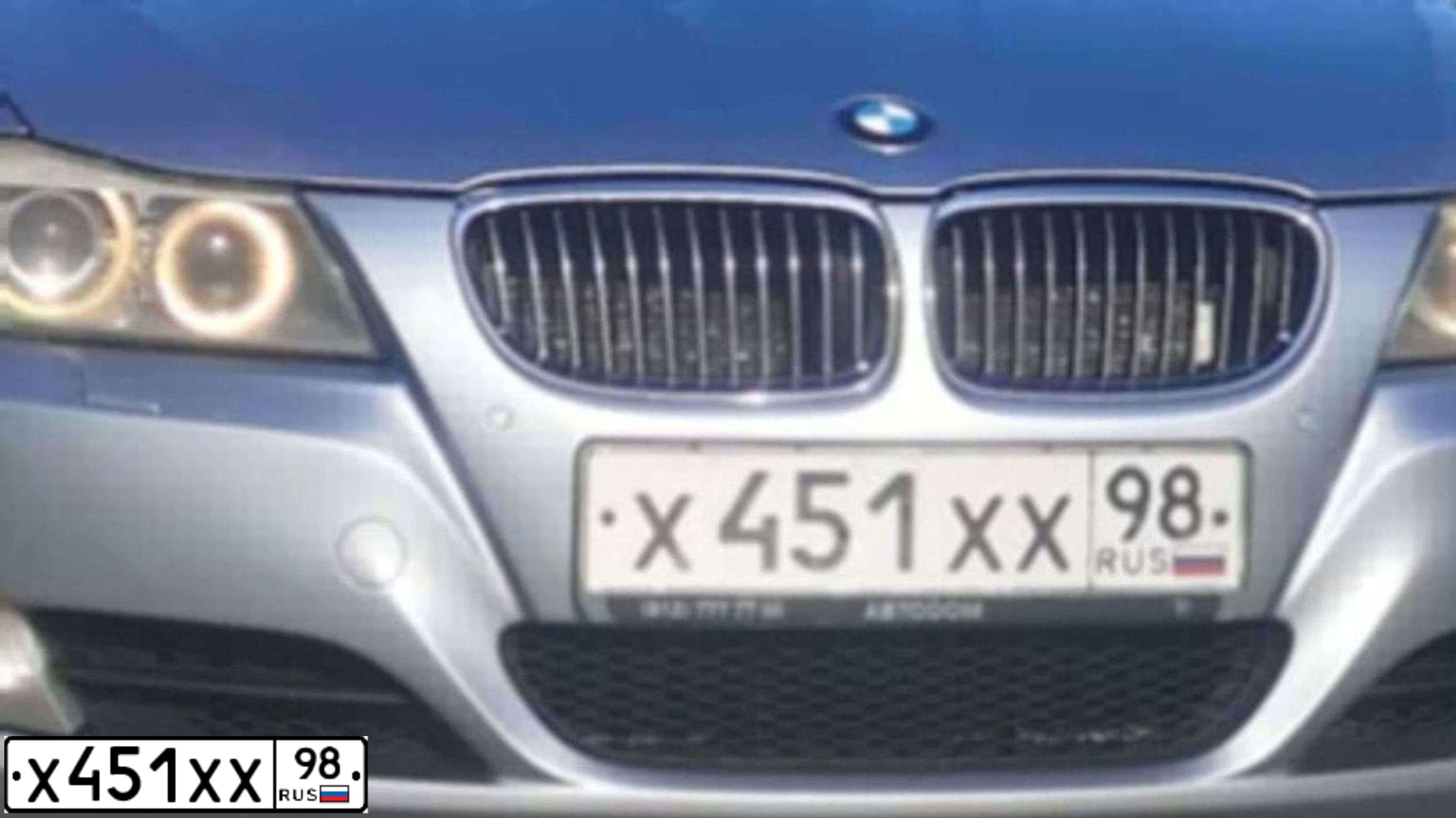 Фото автомобиля BMW 325, 2008 — госномер Н030РС198