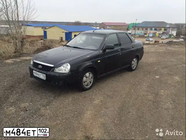 Фото автомобиля LADA 2170 PRIORA, 2009 — госномер М570СК702. Цвет: Сине-Черный