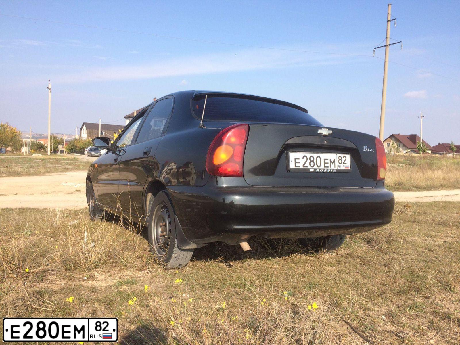 Фото автомобиля ZAZ CHANCE, 2010 — госномер Е280ЕМ82. Цвет: ЧЕРНЫЙ