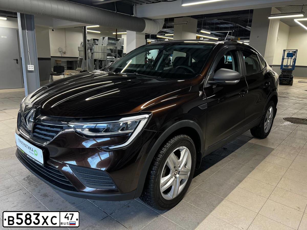 Фото автомобиля RENAULT ARKANA, 2019 — госномер О394УР44. Цвет: Коричневый