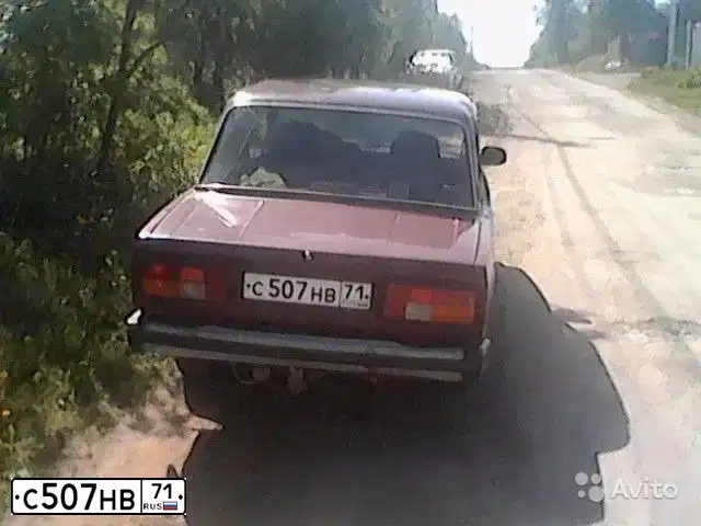 Фото автомобиля LADA 2105, 2002 — госномер С507НВ71. Цвет: ТЕМНО-БОРДОВЫЙ