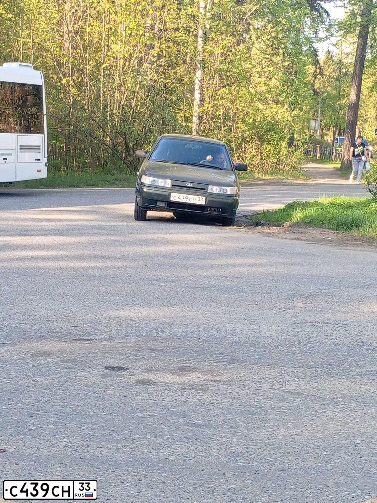 Фото автомобиля LADA 2110, 2006 — госномер С439СН33. Цвет: ЗОЛОТИСТЫЙ ТЕМНО-ЗЕЛЕНЫЙ