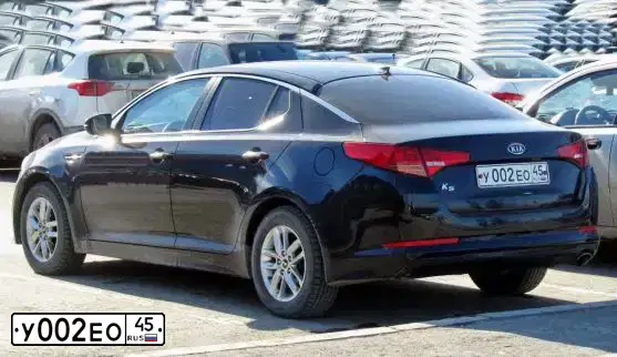 Фото автомобиля TOYOTA CAMRY, 2008 — госномер Х445КТ45. Цвет: СЕРЫЙ