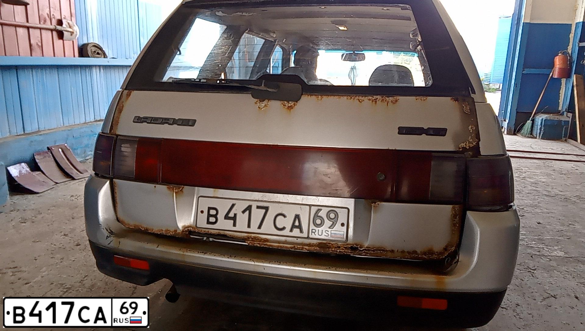 Фото автомобиля VAZ 2111 LADA, 2001 — госномер В417СА69. Цвет: СЕРЕБРИСТЫЙ