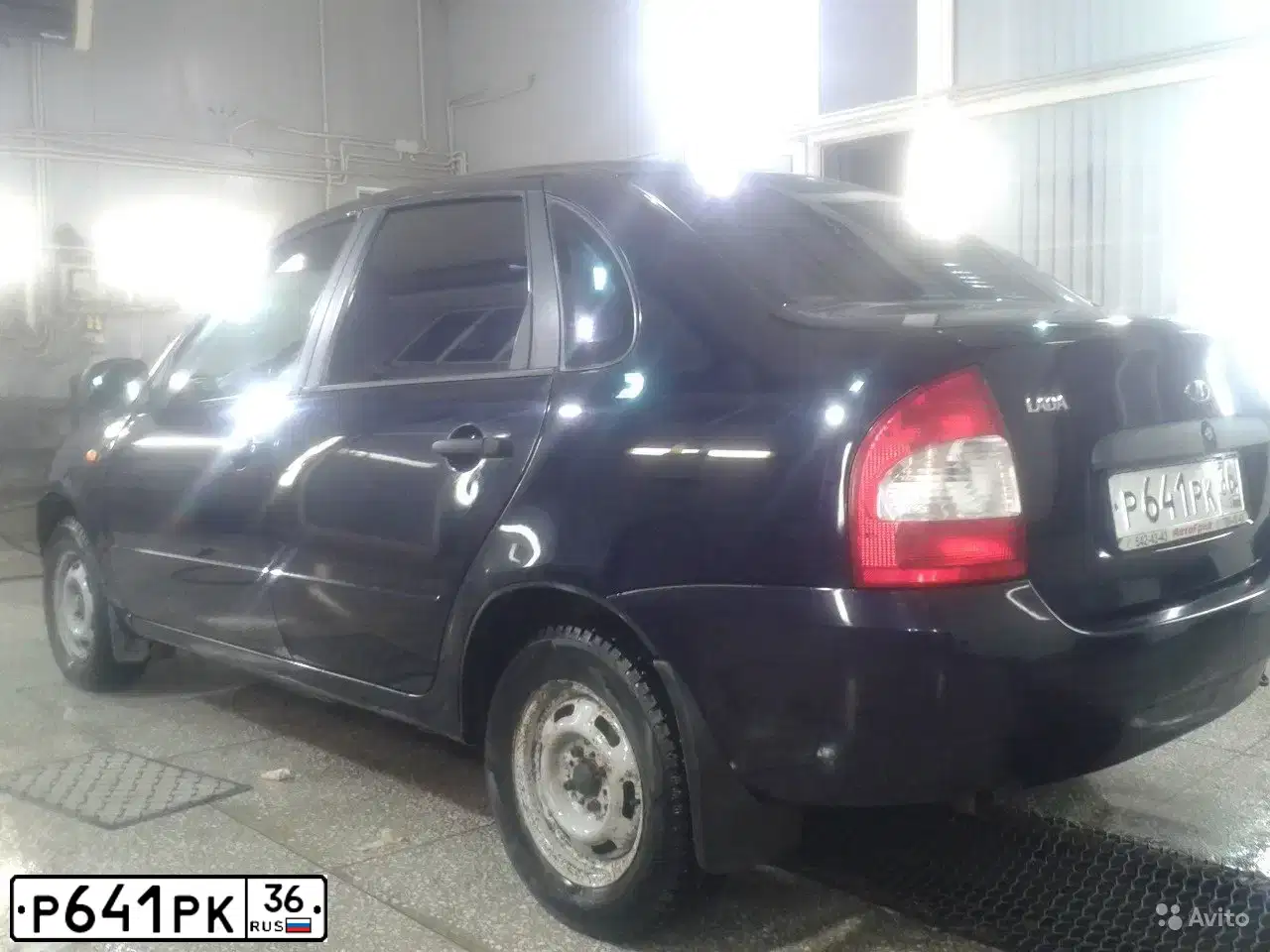 Фото автомобиля LADA 1118 KALINA, 2008 — госномер Р641РК36. Цвет: ТЕМНЫЙ СИНЕ-ФИОЛЕТОВЫЙ