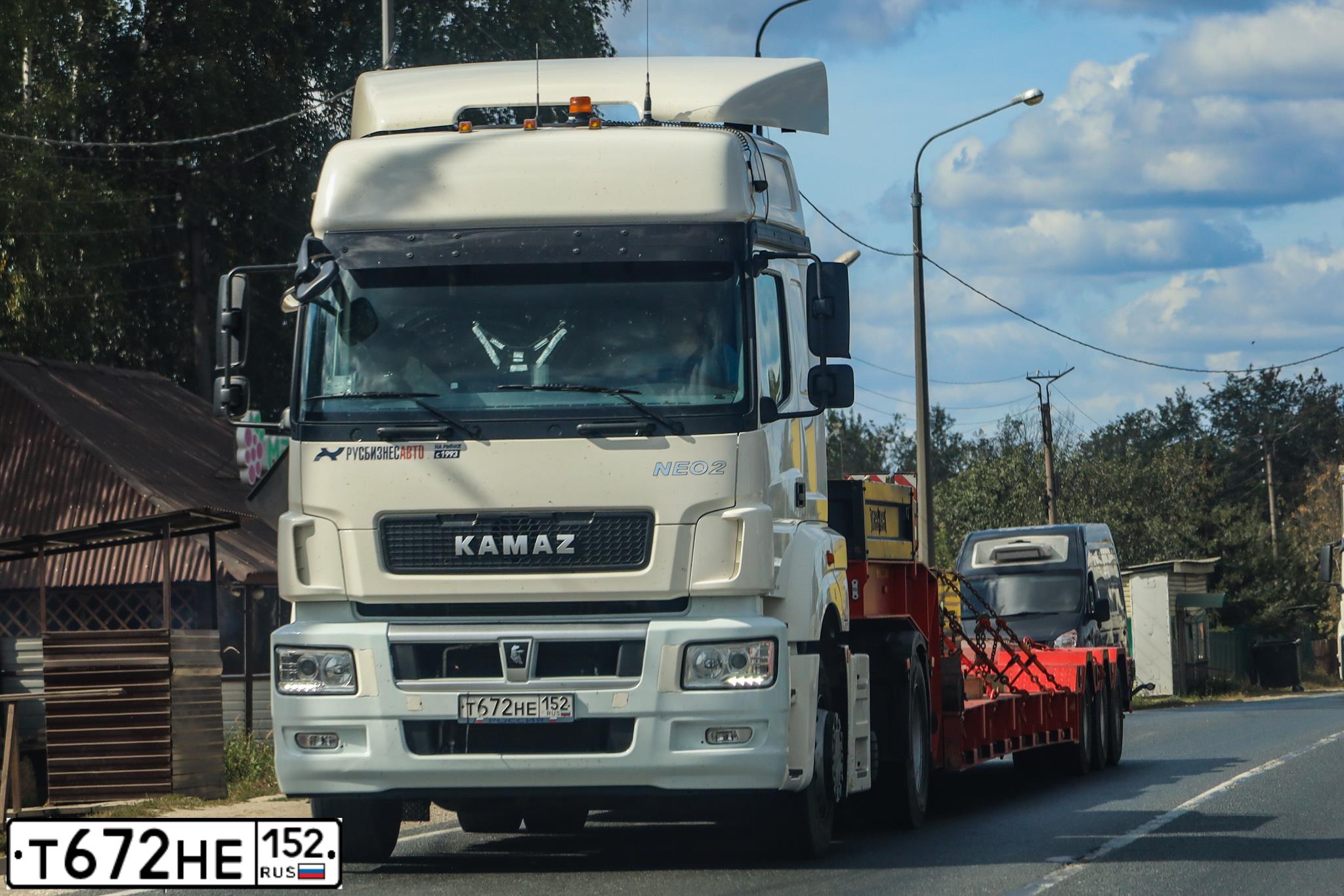 Фото автомобиля KAMAZ 5490, 2021 — госномер Х218УУ33