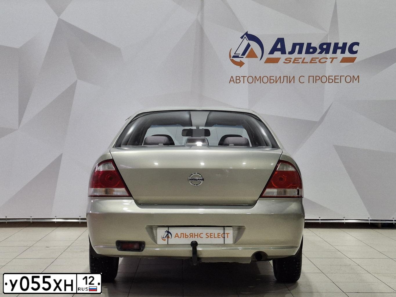 Фото автомобиля NISSAN ALMERA, 2007 — госномер С684УМ43. Цвет: БЕЖЕВЫЙ