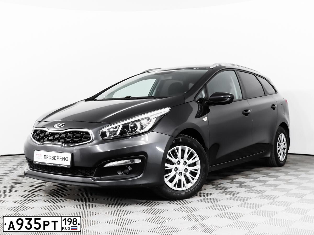 Фото автомобиля KIA CEE'D, 2018 — госномер А935РТ198. Цвет: СЕРЫЙ