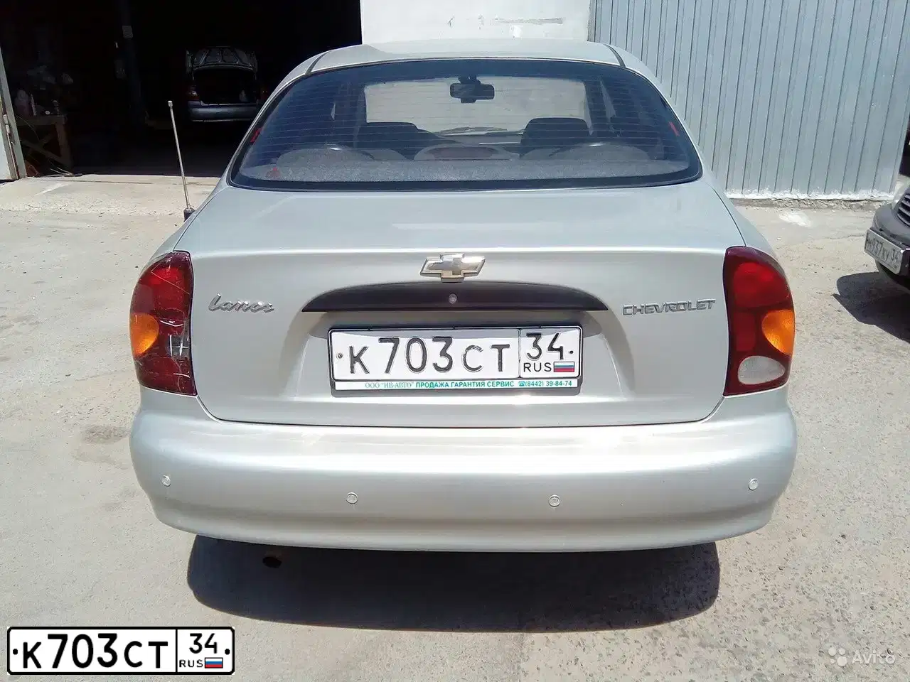 Фото автомобиля CHEVROLET LANOS, 2007 — госномер С566ВТ181. Цвет: Серебристый