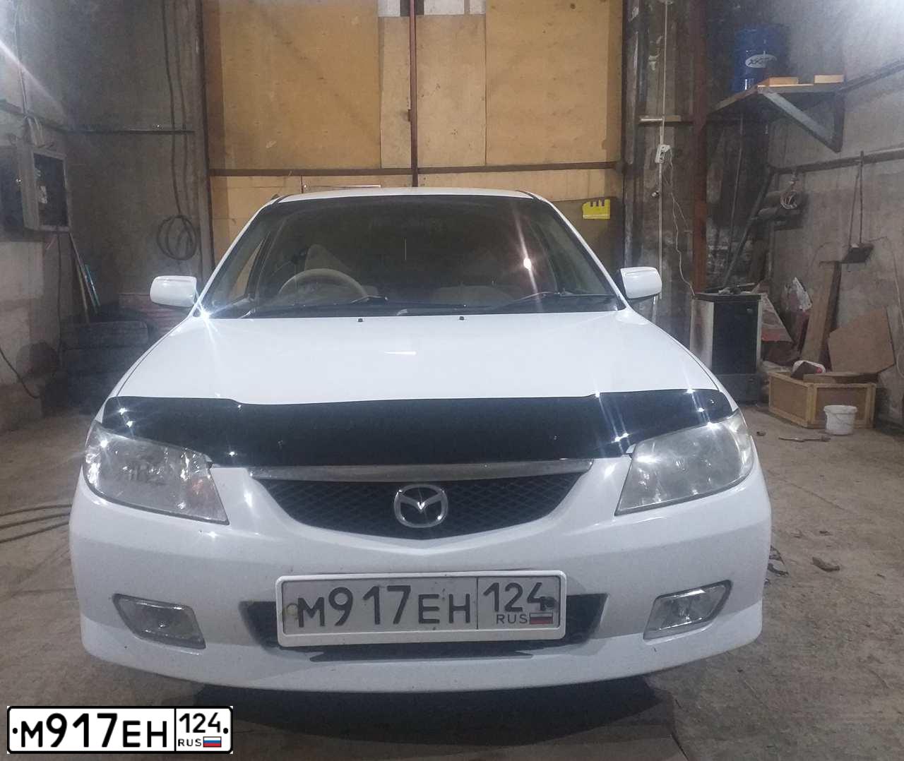 Фото автомобиля MAZDA FAMILIA, 2000 — госномер К036РУ124