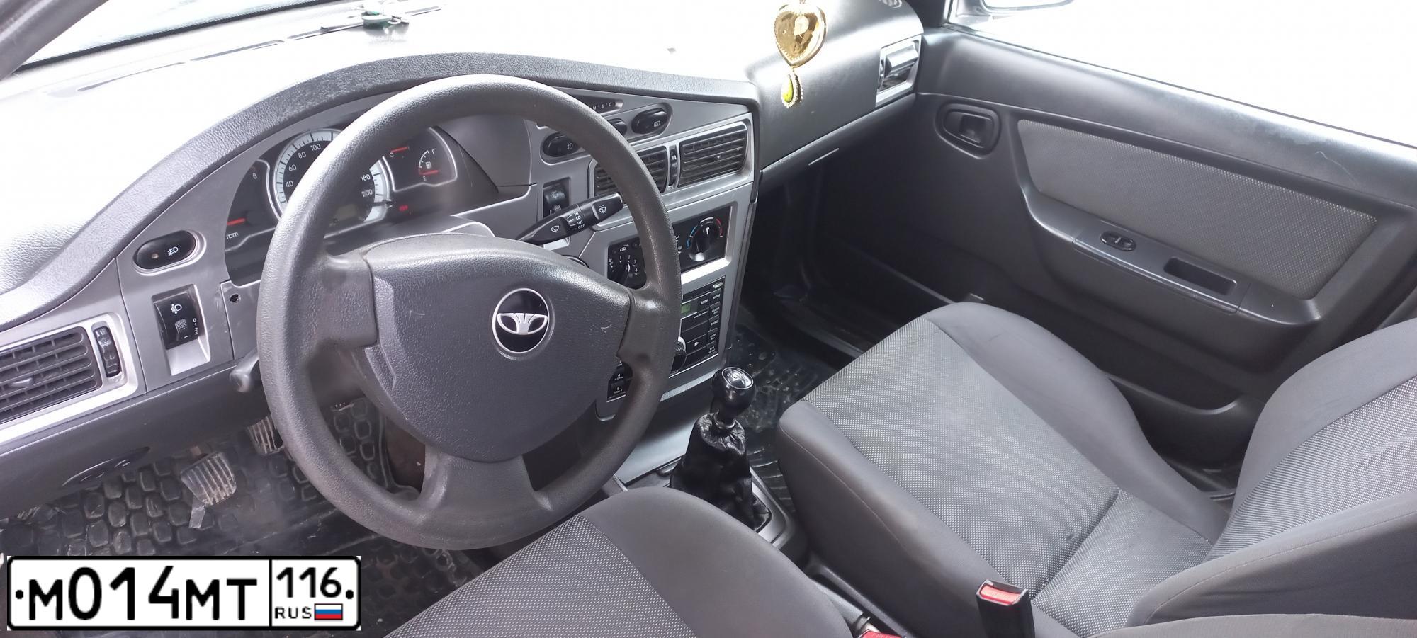 Фото автомобиля DAEWOO NEXIA, 2012 — госномер С341ВР716. Цвет: Бледно-Черный