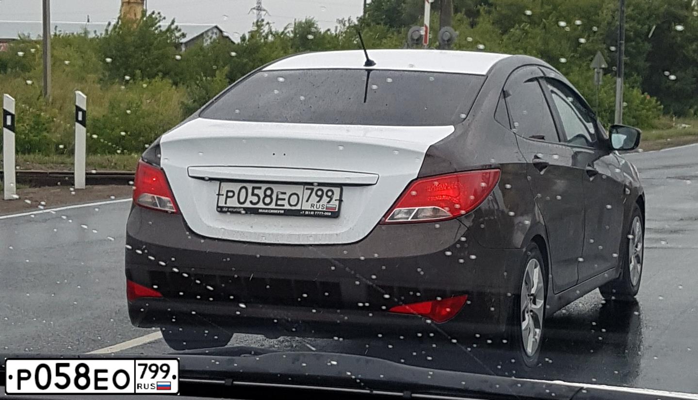 Фото автомобиля HYUNDAI SOLARIS, 2016 — госномер А606НУ142. Цвет: КОРИЧНЕВЫЙ