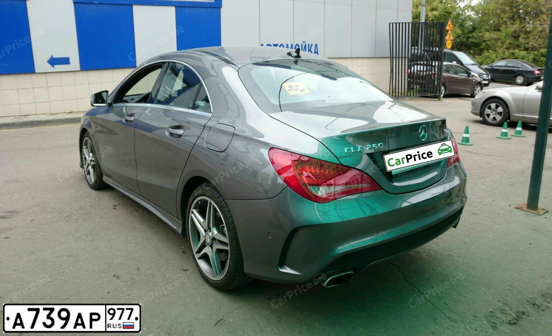 Фото автомобиля MERCEDES CLA-KLASSE, 2015 — госномер Н080НО777. Цвет: СЕРЫЙ