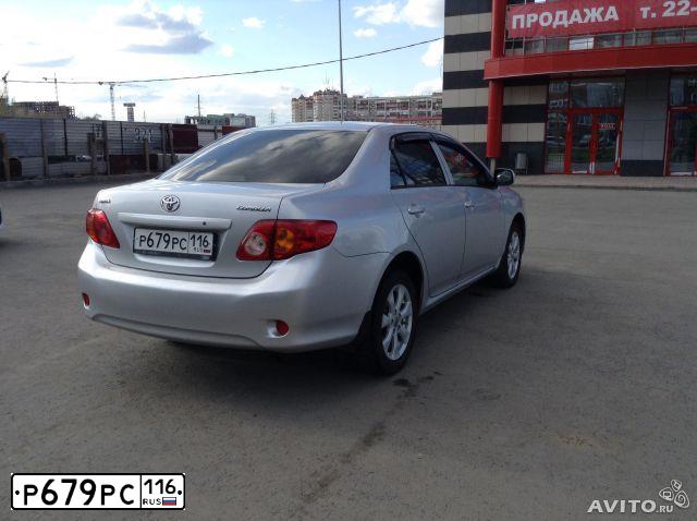 Фото автомобиля TOYOTA COROLLA, 2007 — госномер Р679РС116. Цвет: СЕРЕБРИСТЫЙ