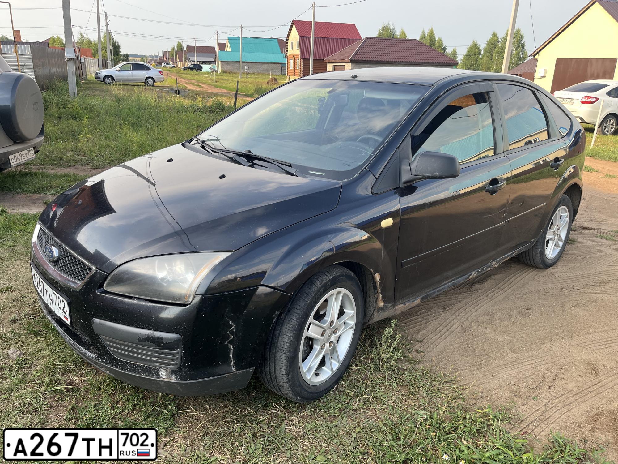 Фото автомобиля FORD FOCUS, 2006 — госномер А267ТН702. Цвет: ЧЕРНЫЙ