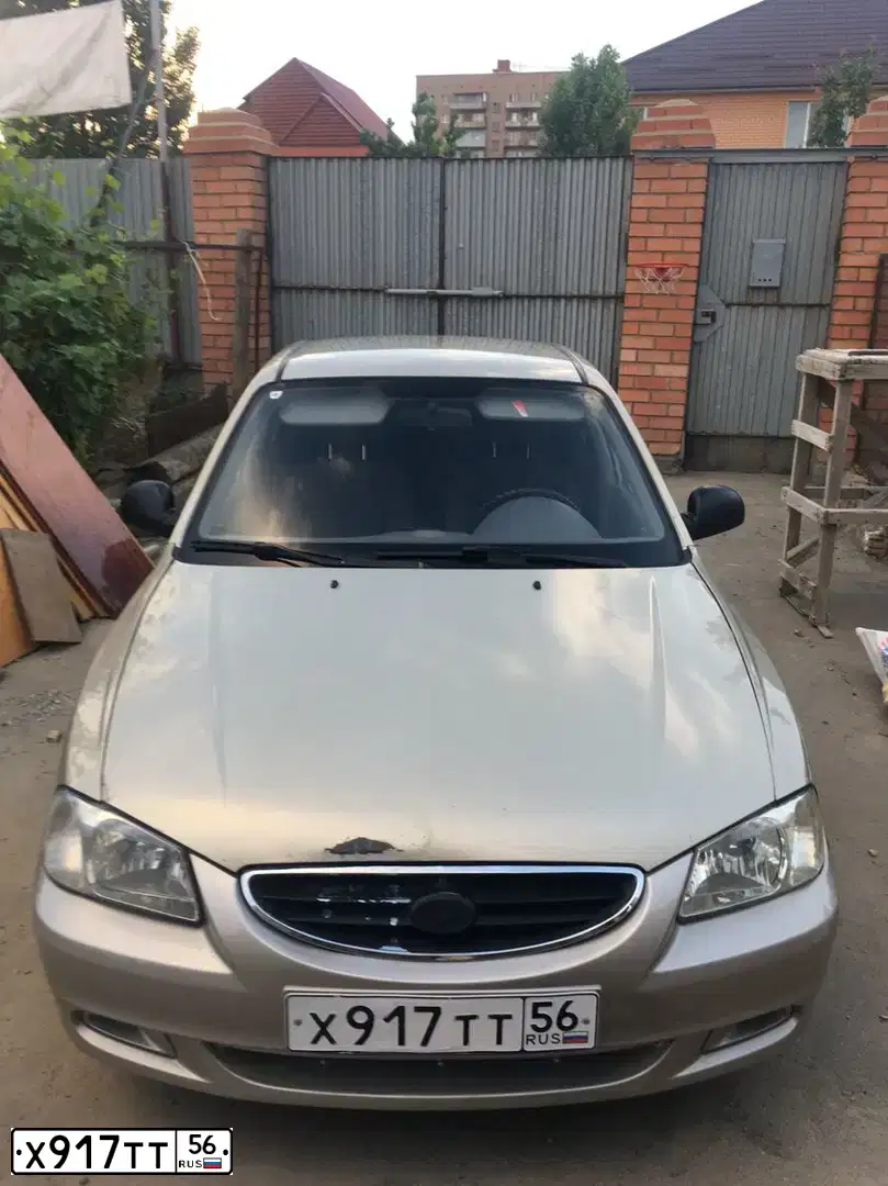 Фото автомобиля TAGAZ Z ACCENT, 2004 — госномер Х917ТТ56. Цвет: БЕЖЕВЫЙ