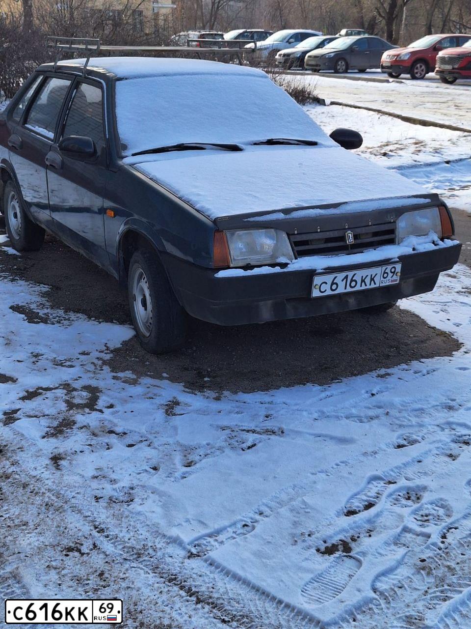 Фото автомобиля LADA 2109 SAMARA, 2000 — госномер С616КК69. Цвет: СИНЕ-ЗЕЛЕНЫЙ