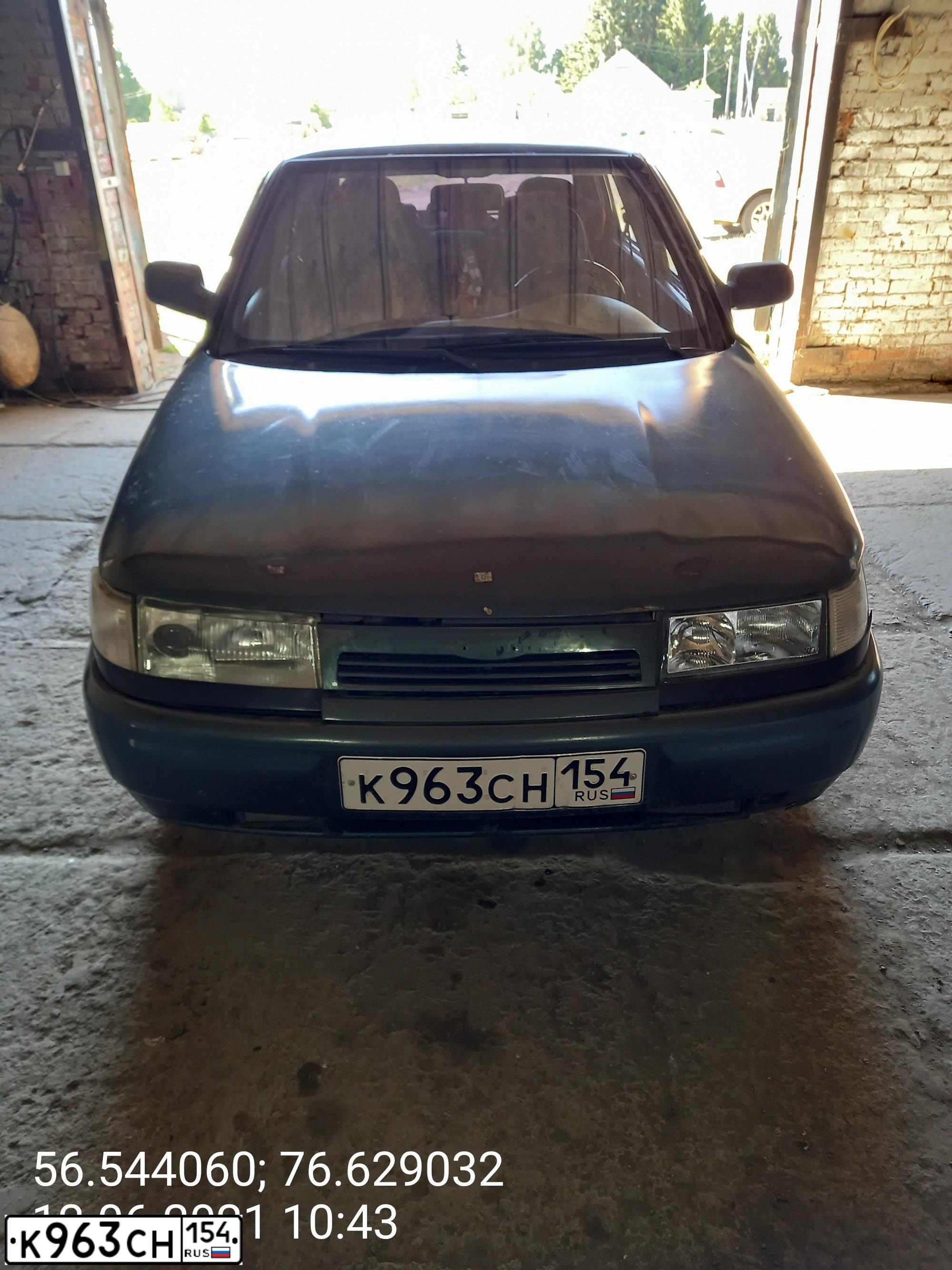 Фото автомобиля BOGDAN 2110/2111, 2010 — госномер К963СН154. Цвет: ЗЕЛЕНЫЙ