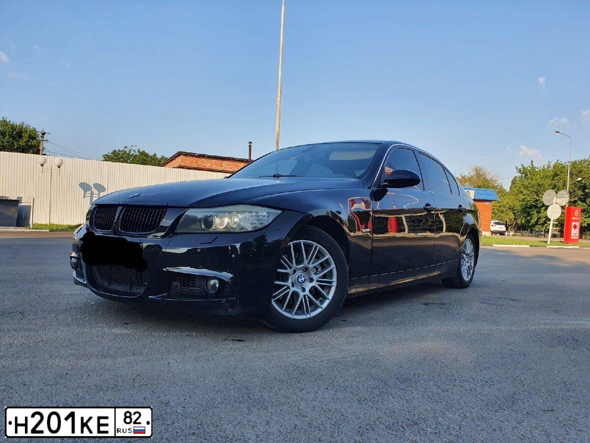 Фото автомобиля BMW SERIE 3, 2006 — госномер Н201КЕ82. Цвет: ЧЕРНЫЙ