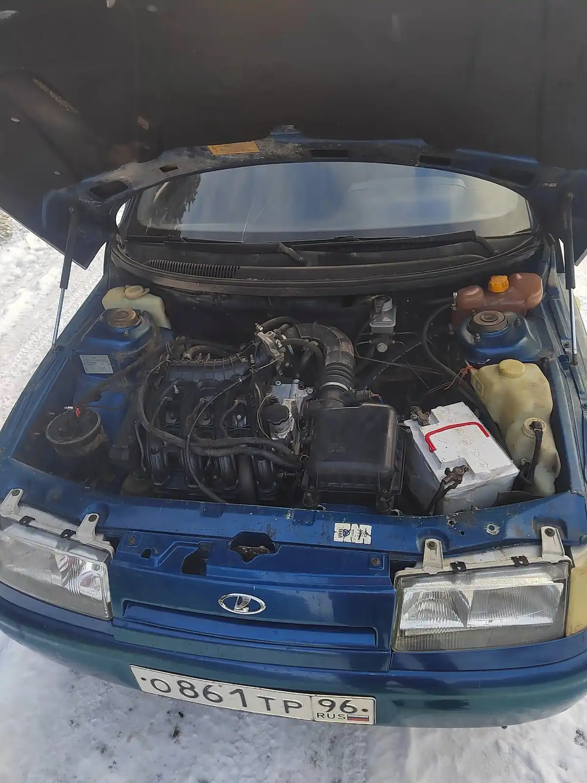 Фото автомобиля LADA 2112, 2005 — госномер С551ТА48. Цвет: СИНЕ-ЗЕЛЕНЫЙ