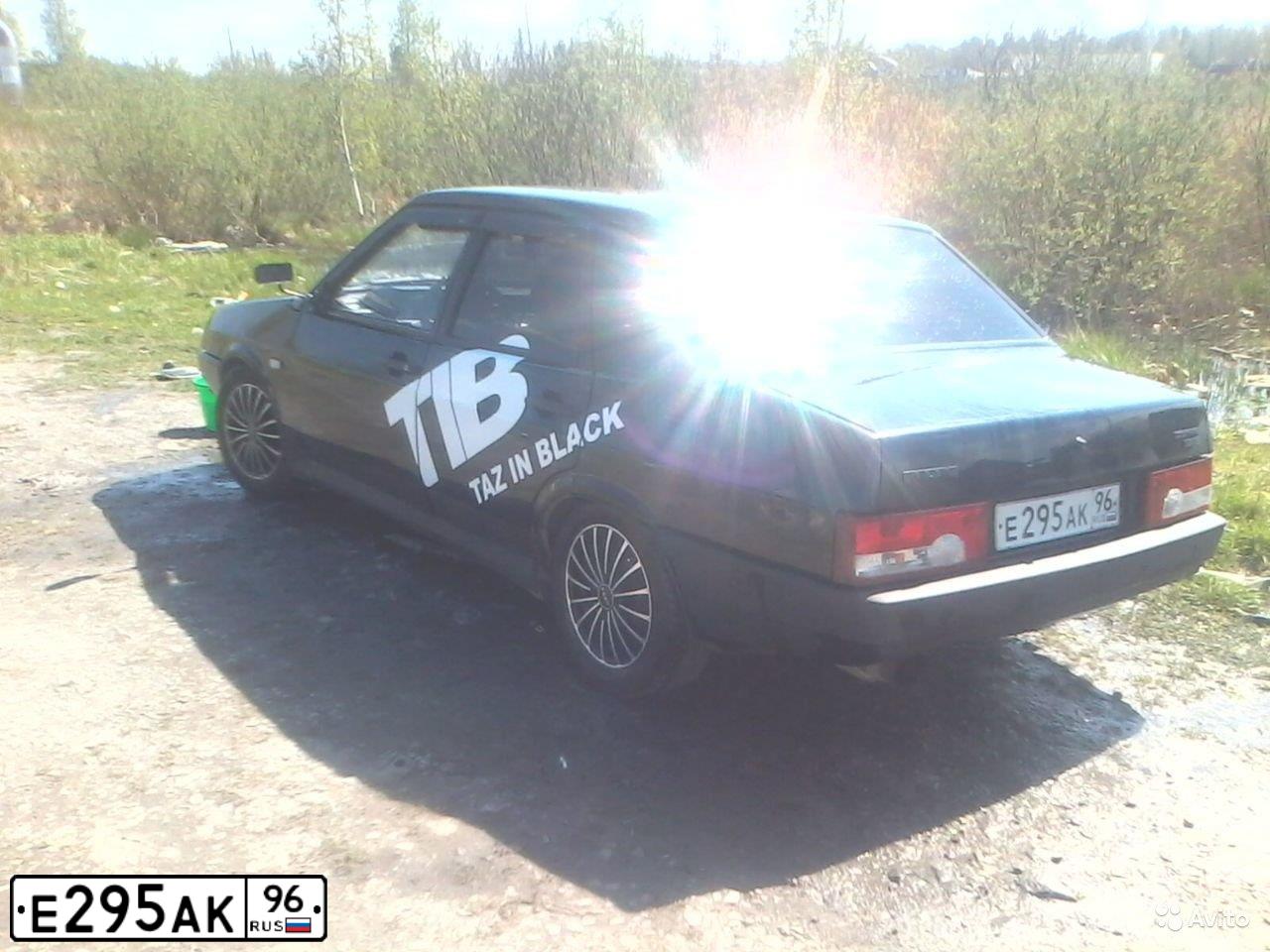 Фото автомобиля LADA 2109 SAMARA, 2004 — госномер Е632АР196. Цвет: ЧЕРНЫЙ