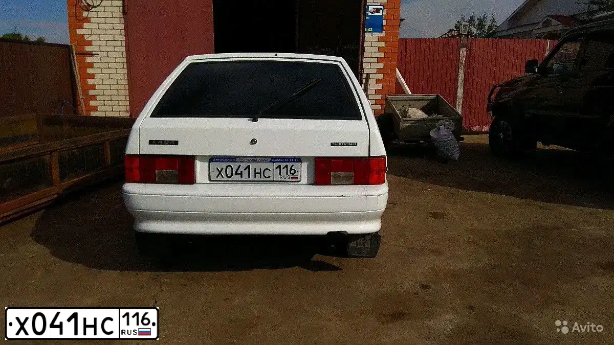 Фото автомобиля LADA 2114 SAMARA, 2013 — госномер К418НС763. Цвет: Белый