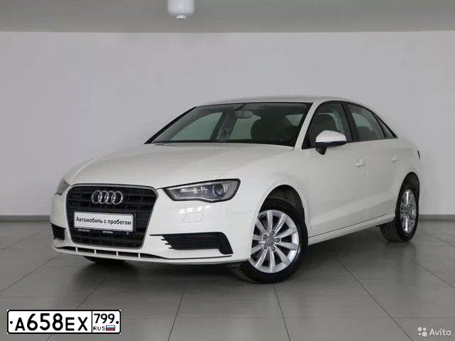 Фото автомобиля AUDI A3, 2014 — госномер М930ВЕ790. Цвет: Белый