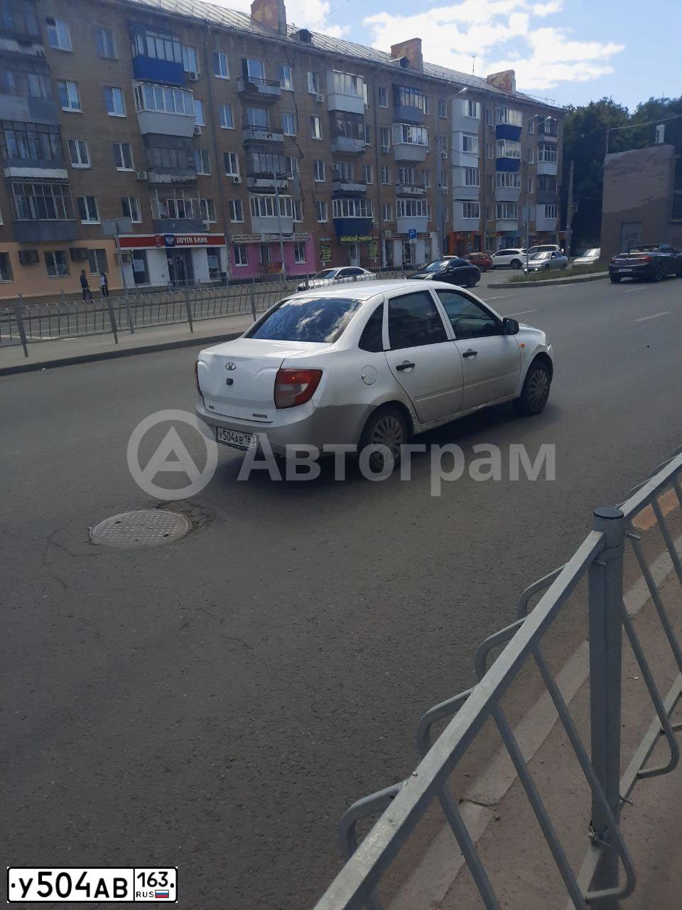 Фото автомобиля LADA 2190 GRANTA, 2014 — госномер У504АВ163. Цвет: Белый