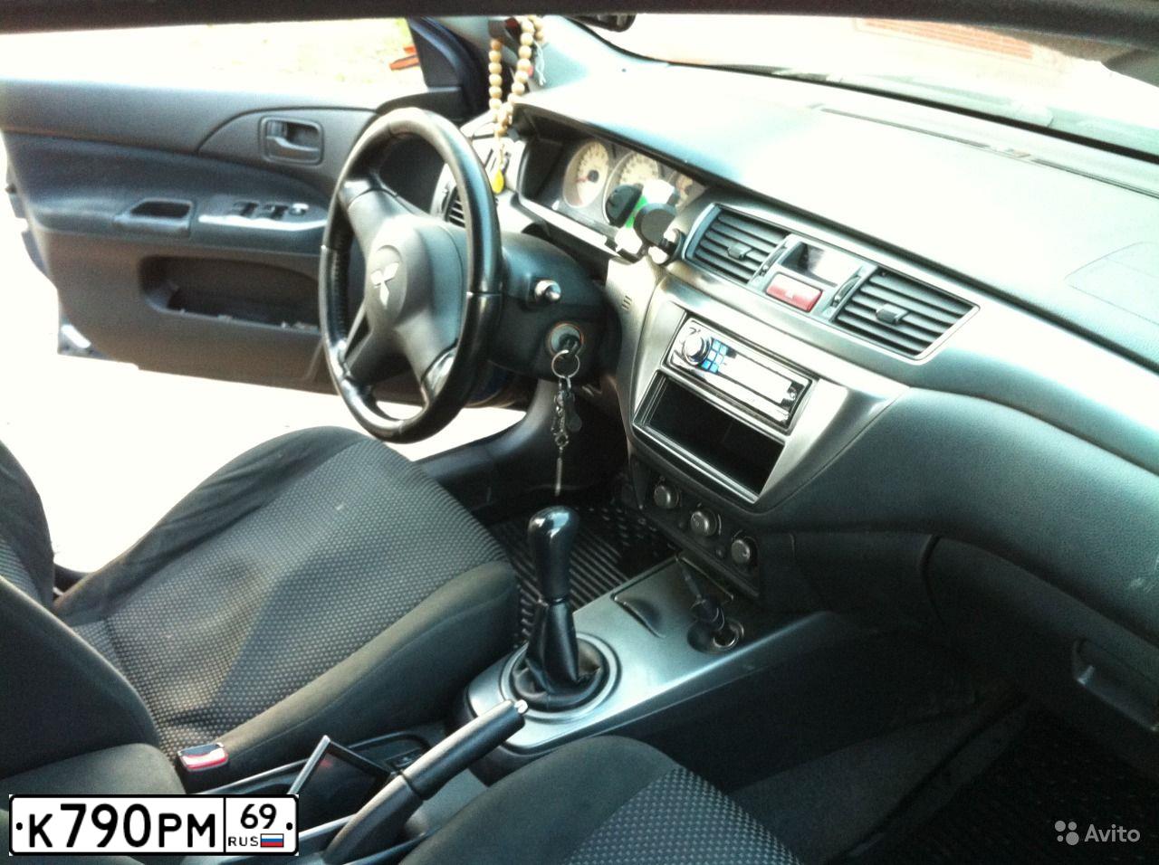 Фото автомобиля MITSUBISHI LANCER, 2006 — госномер К790РМ69. Цвет: синий
