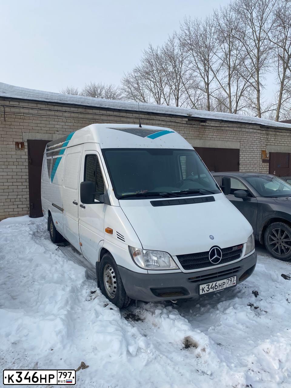 Фото автомобиля MERCEDES SPRINTER, 2014 — госномер К200РН152. Цвет: Белый