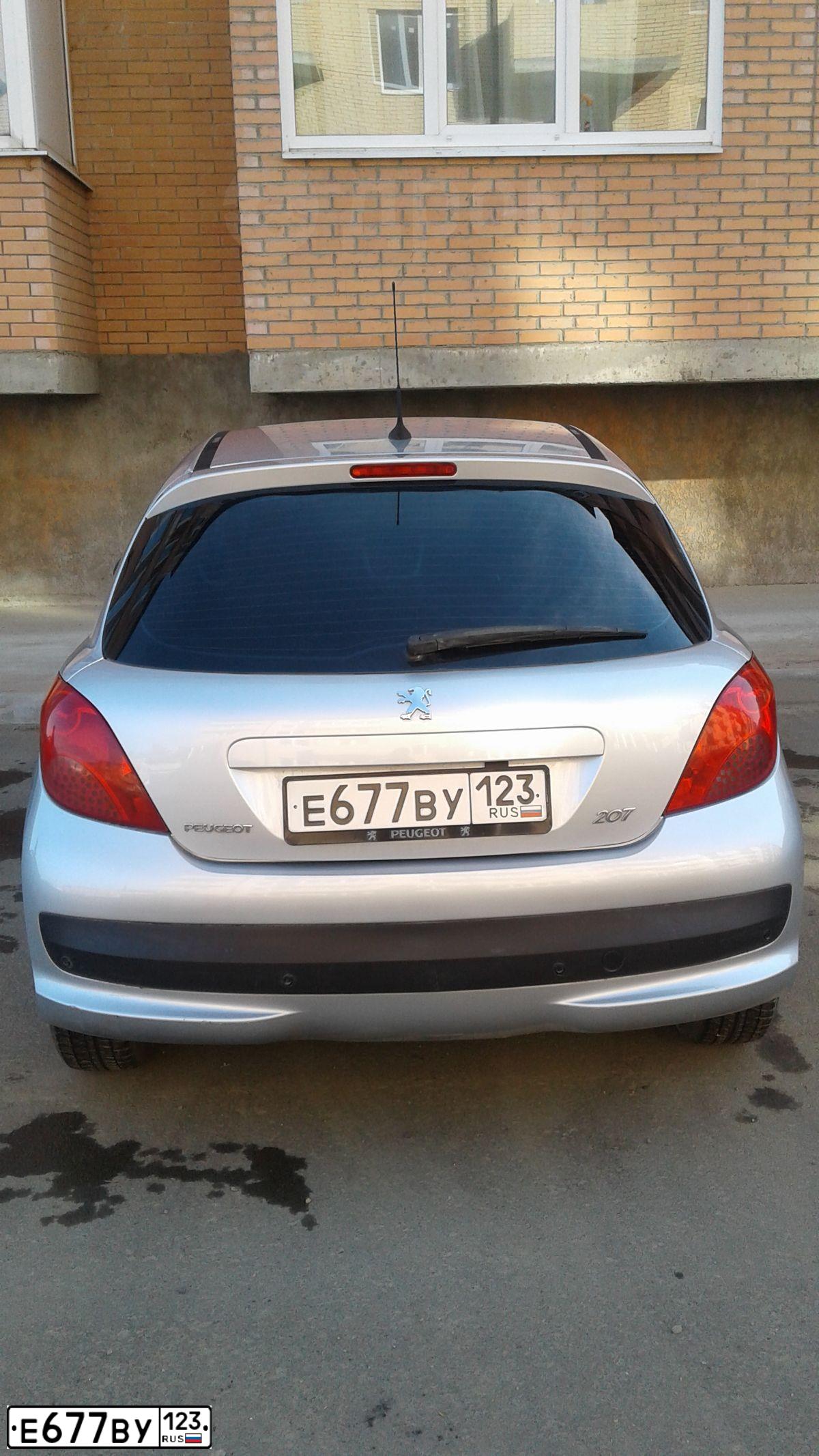 Фото автомобиля PEUGEOT 207, 2008 — госномер Р059ВА181. Цвет: СЕРЕБРИСТЫЙ