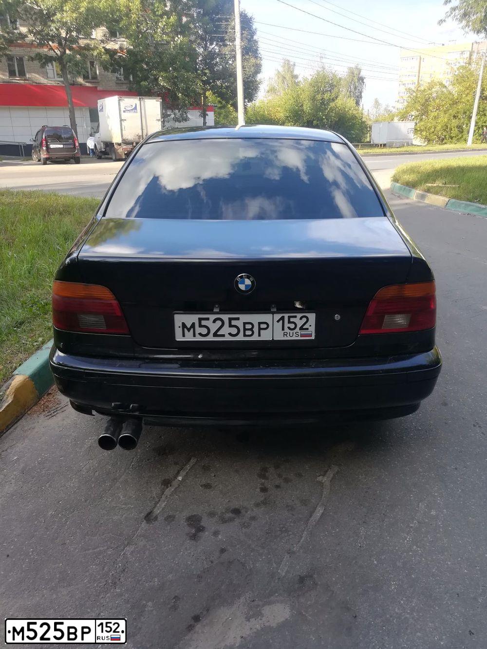 Фото автомобиля BMW 525IA, 2002 — госномер У841ЕР716. Цвет: ЧЕРНЫЙ