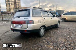 Фото автомобиля LADA 2111 LADA, 2004 — госномер Е589РН198. Цвет: СЕРЕБРИСТО-БЕЖЕВЫЙ