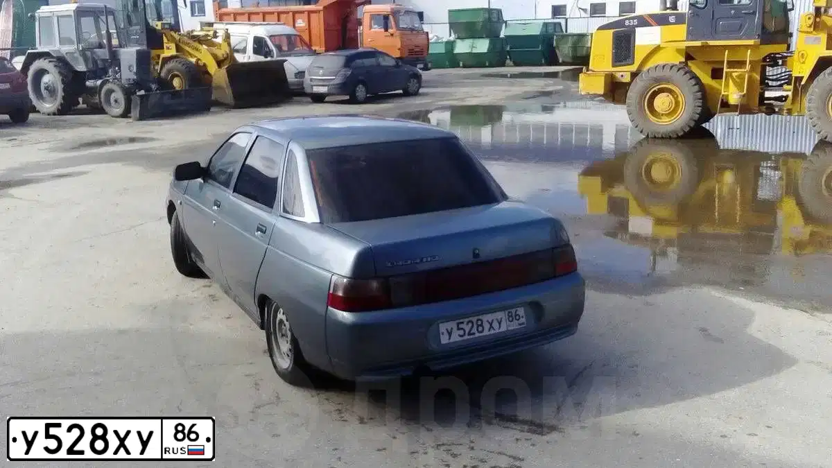 Фото автомобиля LADA 2110, 2000 — госномер У528ХУ86. Цвет: ТЕМНЫЙ СЕРО-СИНИЙ МЕТАЛИК