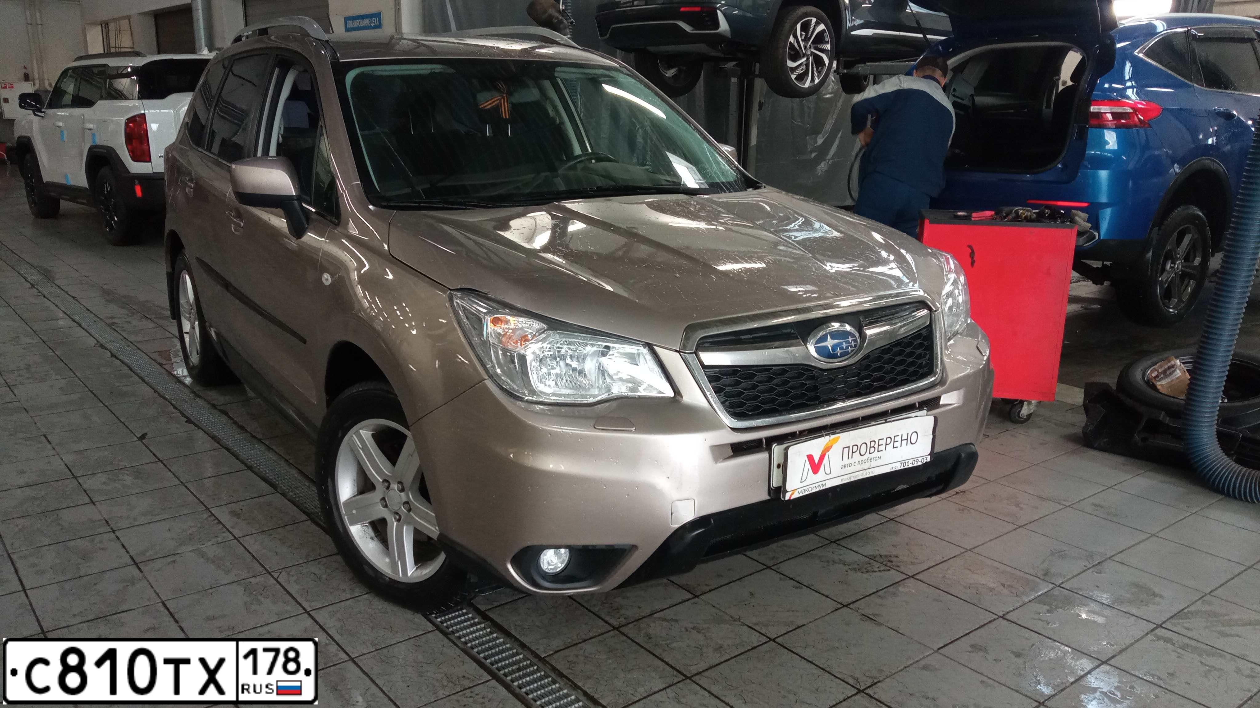 Фото автомобиля SUBARU FORESTER, 2014 — госномер Т561ОУ198